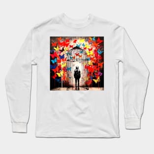 BIRD IN A CAGE Long Sleeve T-Shirt